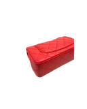 Sac à bandoulière Mini Timeless 20CM en cuir lisse rouge - Chanel