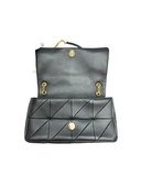 Sac à bandoulière Jamie en cuir lisse noir - Saint-Laurent