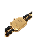 Montre Première en Quartz taille L en cuir et plaqué or - Chanel