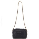 Sac à bandoulière Lou Caméra en cuir lisse d'agneau vintage noir - Chanel