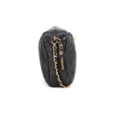 Sac à bandoulière Lou Caméra en cuir lisse d'agneau vintage noir - Chanel