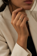 Bague Etincelle de Cartier diamant taille princesse en or jaune - Cartier