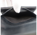 Portefeuille en cuir caviar noir vintage - Chanel