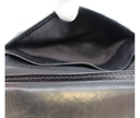 Portefeuille en cuir caviar noir vintage - Chanel