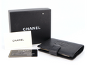 Portefeuille en cuir caviar noir vintage - Chanel