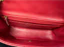 Sac à bandoulière Timeless 20CM en cuir lisse magenta - Chanel