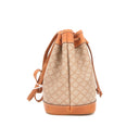 Sac seau en toile macacam et cuir - Celine