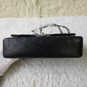 Sac à bandoulière Timeless 25CM en cuir lisse noir - Chanel