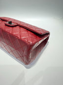 Sac à bandoulière 2.55 en cuir rouge - Chanel