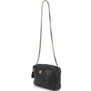 Sac à bandoulière Lou Caméra en cuir lisse d'agneau vintage noir - Chanel
