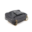 Sac à bandoulière Lou Caméra en cuir lisse d'agneau vintage noir - Chanel