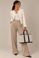 Sac à main Garden Party 36CM en toile beige - Hermès