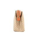 Pochette Large en toile macadam et cuir - Celine