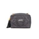 Sac à bandoulière Lou Caméra en cuir lisse d'agneau vintage noir - Chanel