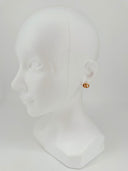 Boucles d'oreilles CD à clip en plaqué or - Christian Dior