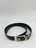 Ceinture noire cuir lisse - Louis Vuitton
