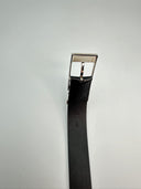 Ceinture noire cuir lisse - Louis Vuitton