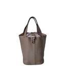 Sac à main Picotin 18 en cuir Togo étoupe - Hermès