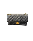 Sac à bandoulière Timeless 11.12 en cuir caviar noir 25CM - Chanel