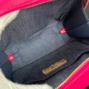 Sac à bandoulière Camera CC en cuir lisse rose - Chanel