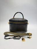 Sac à bandoulière Vanity en cuir Monogram noir - Louis Vuitton