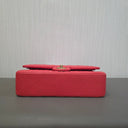 Sac à bandoulière Timeless 11.12 en cuir lisse rouge - Chanel