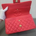 Sac à bandoulière Timeless 11.12 en cuir lisse rouge - Chanel