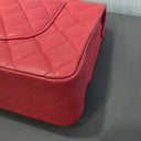 Sac à bandoulière Timeless 11.12 en cuir lisse rouge - Chanel