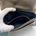 Sac à bandoulière Wallet On Chain en cuir doré - Chanel