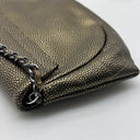 Sac à bandoulière Wallet On Chain en cuir doré - Chanel