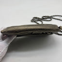 Sac à bandoulière Wallet On Chain en cuir doré - Chanel