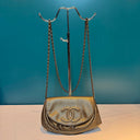 Sac à bandoulière Wallet On Chain en cuir doré - Chanel