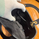 Sac à bandoulière Lady Dior Small en satin noir - Christian Dior