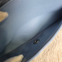 Sac à bandoulière Timeless 11.12 en cuir caviar bleu - Chanel
