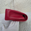 Sac à bandoulière Jumbo en cuir caviar rouge - Chanel