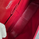 Sac à bandoulière Jumbo en cuir caviar rouge - Chanel