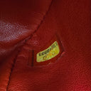 Sac à bandoulière Jumbo en cuir caviar rouge - Chanel