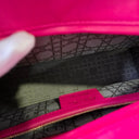 Sac à bandoulière Lady Dior Large en cuir lisse rose - Christian Dior