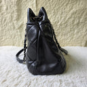 Sac à bandoulière Cabas Shopping Tote en cuir caviar noir - Chanel