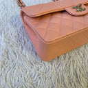 Sac à bandoulière Timeless 23CM en cuir lisse orange clair - Chanel