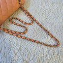 Sac à bandoulière Timeless 23CM en cuir lisse orange clair - Chanel