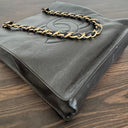 Sac Tote Bag en cuir noir - Chanel
