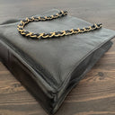 Sac Tote Bag en cuir noir - Chanel