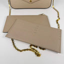 Sac à bandoulière Félicie en cuir épi beige - Louis Vuitton