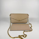 Sac à bandoulière Félicie en cuir épi beige - Louis Vuitton