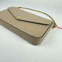Sac à bandoulière Félicie en cuir épi beige - Louis Vuitton