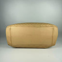 Sac à épaule GST Shopping en cuir caviar beige - Chanel