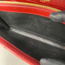 Sac à bandoulière Cassandre en cuir grain de poudre rouge - Saint-Laurent