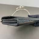 Sac à bandoulière Wallet-On-Chain Lady Dior en cuir verni noir - Christian Dior