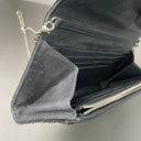 Sac à bandoulière Wallet-On-Chain Lady Dior en cuir verni noir - Christian Dior